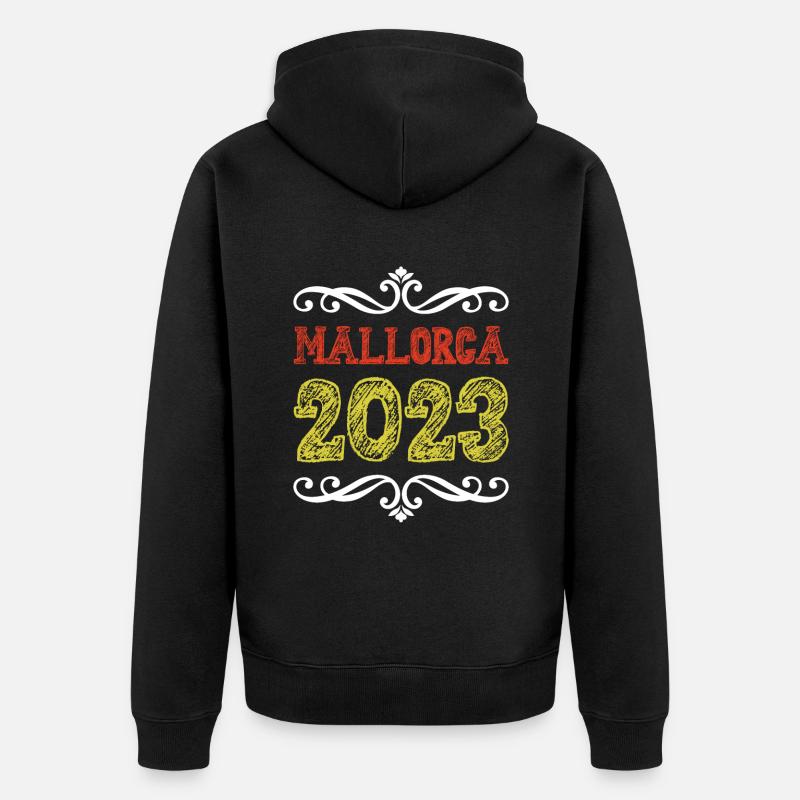Majorque 2023 - Veste à capuche bio Premium Unisexe - noir
