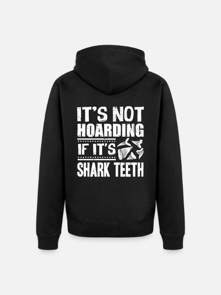 Sharks, shark counter collectors - Unisex Premium Organic Zip Hoodie - black