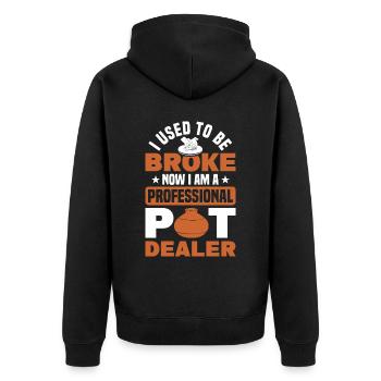 Töpfern Töpfer Töpferei Poterie - Veste à capuche bio Premium Unisexe - noir - Dos - Nico (187cm)
