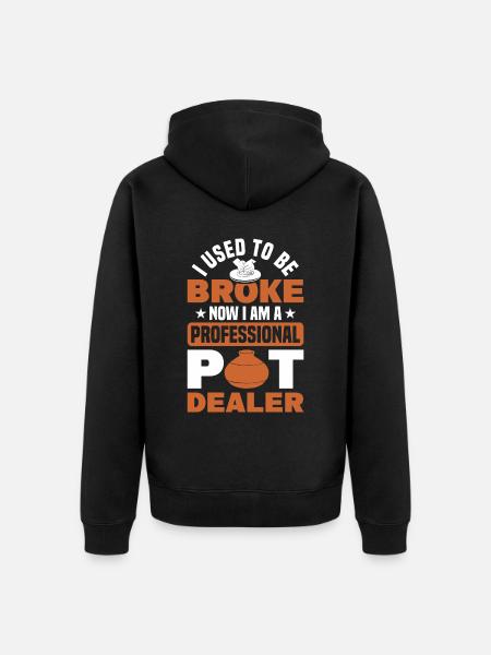 Töpfern Töpfer Töpferei Pottery - Unisex Premium Bio Zip Hoodie - Schwarz