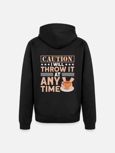 Töpfern Töpfer Töpferei Pottery - Unisex Premium Organic Zip Hoodie - black