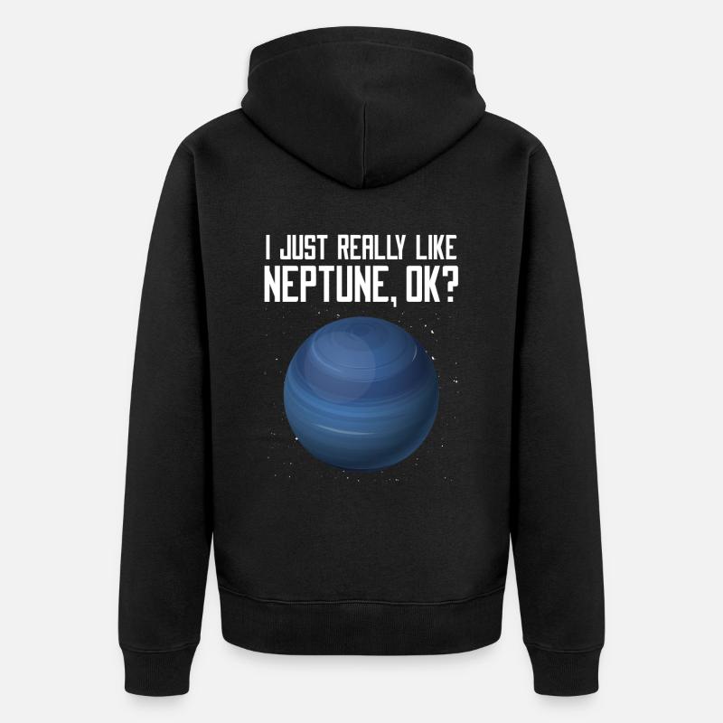 Neptune - Veste à capuche bio Premium Unisexe - noir