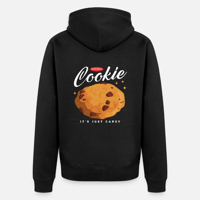 Cookies de cuisson Cookies Cadeau - Veste à capuche bio Premium Unisexe - noir