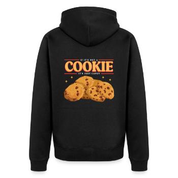 Cookies Cookie Baking Cookie Cookie Gift - Veste à capuche bio Premium Unisexe - noir - Dos - Nico (187cm)