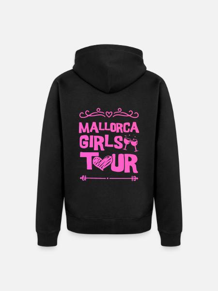 Mallorca Party Team - Unisex Premium Bio Zip Hoodie - Schwarz