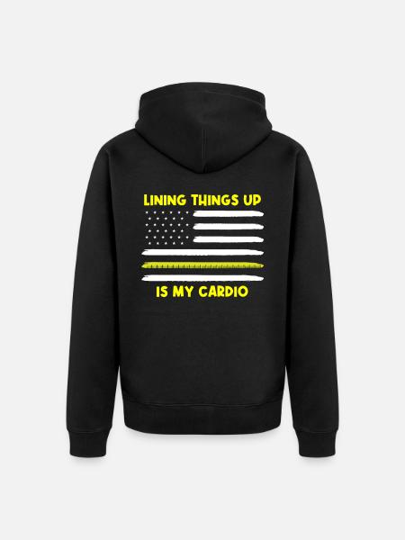 Floorers, tilers, tilers - Unisex Premium Organic Zip Hoodie - black