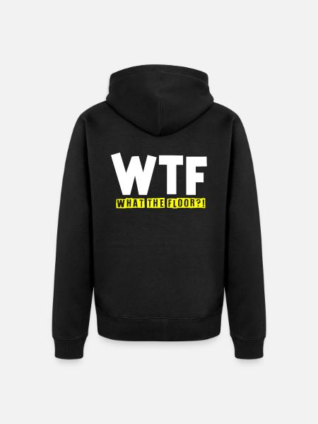 Floor layers, tilers, tilers - Unisex Premium Organic Zip Hoodie - black