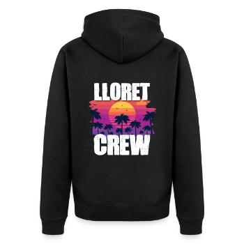 Tourisme Lloret De Mar - Veste à capuche bio Premium Unisexe - noir - Dos - Nico (187cm)