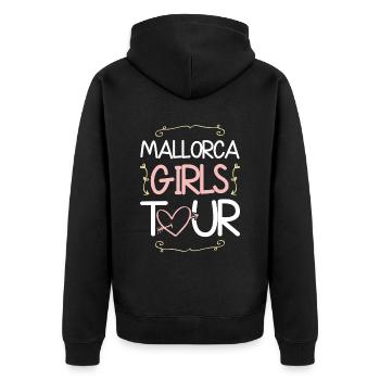 Majorque Girls Tour - Veste à capuche bio Premium Unisexe - noir - Dos - Nico (187cm)
