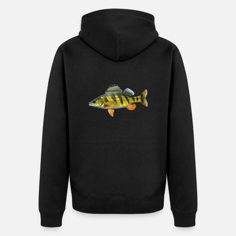 Perchaude - Veste à capuche bio Premium Unisexe - noir