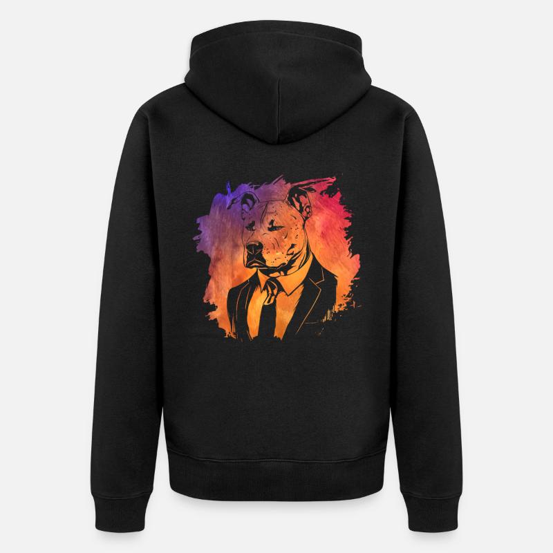 Pitbull - Veste à capuche bio Premium Unisexe - noir