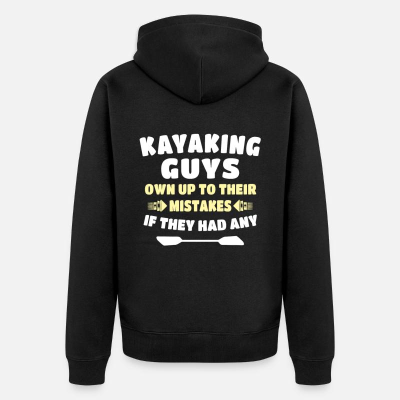 Kayakiste Kayak Kayak - Veste à capuche bio Premium Unisexe - noir