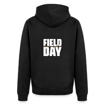 Kindergarten Child School Enrollment School Gift - Unisex Premium Organic Zip Hoodie - black - Back - Nico (187cm)