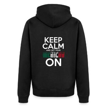 Cadeau de la nation mexicaine mexicaine - Veste à capuche bio Premium Unisexe - noir - Dos - Nico (187cm)