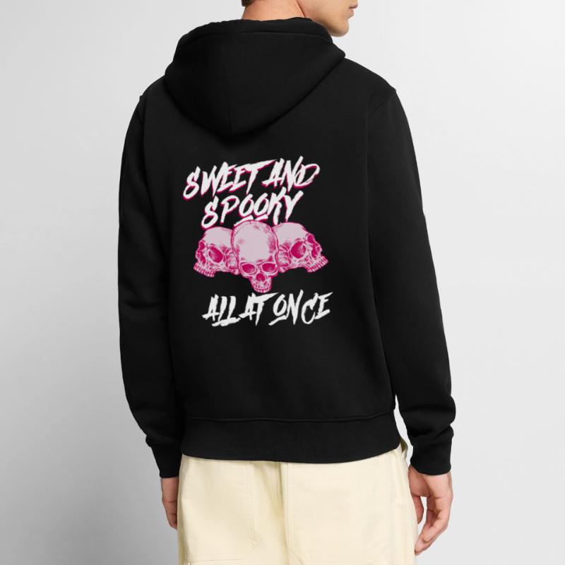Cute and scary at the same time - Bubble Goth Perky Goth Unisex Premium Organic Zip Hoodie