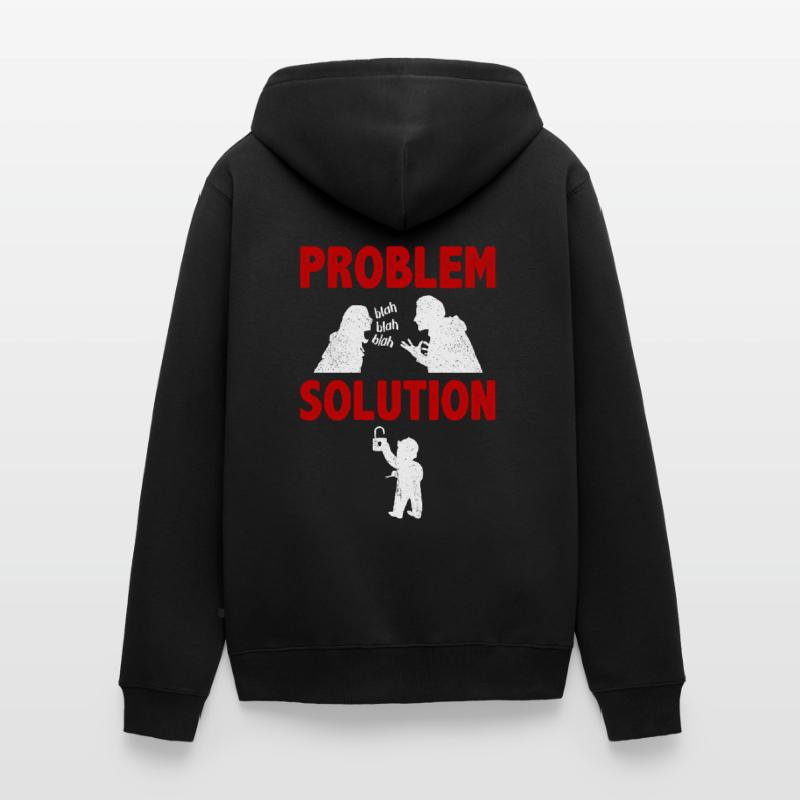 Lock Picking Lock Smithing Problem Solution Hobby Unisex Premium Bio Zip Hoodie
