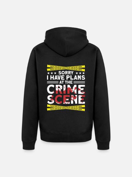 Gerichtsmediziner Forensiker Forensik - Unisex Premium Bio Zip Hoodie - Schwarz