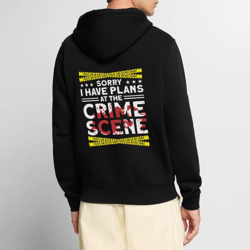 Forensic Scientist Forensic Forensic Science Unisex Premium Organic Zip Hoodie
