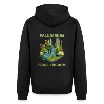 Paludarium Aquaterrarium Aquascaping Frog Kingdom - Veste à capuche bio Premium Unisexe - noir - Dos - Nico (187cm)