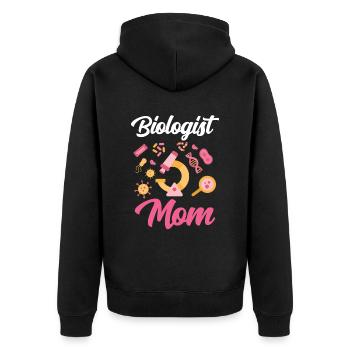 Biologiste Maman Biologiste Professeur de biologie - Veste à capuche bio Premium Unisexe - noir - Dos - Nico (187cm)