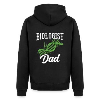 Biologiste Papa Professeur de biologie Biologiste Biologie - Veste à capuche bio Premium Unisexe - noir - Dos - Nico (187cm)