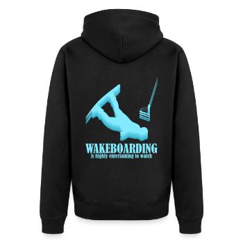 Wakeboarding Wakeboarder Wakeboard - Veste à capuche bio Premium Unisexe - noir - Dos - Nico (187cm)