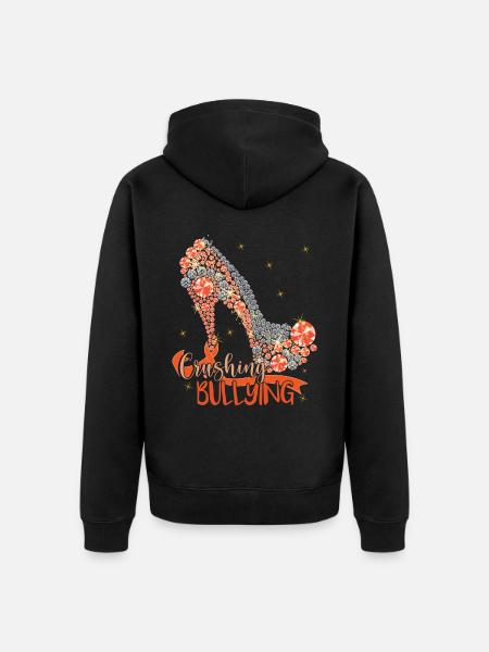 Anti-Bullying Apparel Unity Day - Unisex Premium Organic Zip Hoodie - black