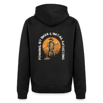 Détecteurs Sondler sonde Lustiges-Bier - Veste à capuche bio Premium Unisexe - noir - Dos - Nico (187cm)