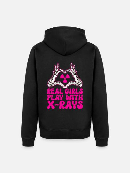 Radiology Radiologist - Unisex Premium Organic Zip Hoodie - black
