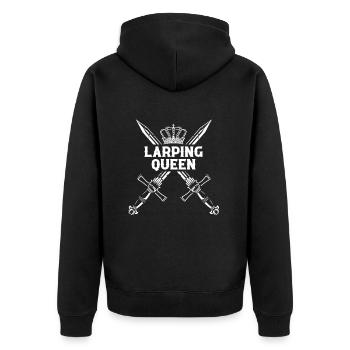 Jeu de rôle en direct pour PNJ et jeu de rôle RPG - Veste à capuche bio Premium Unisexe - noir - Dos - Nico (187cm)