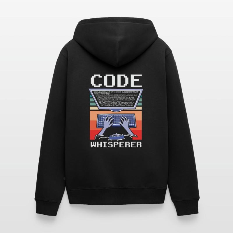 CodeWhisperer Programmeur Codeur Coder Veste à capuche bio Premium Unisexe
