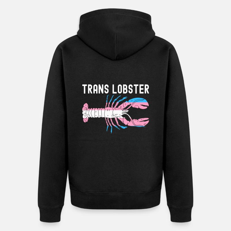 Transgenre Trans LGBTQ - Veste à capuche bio Premium Unisexe - noir