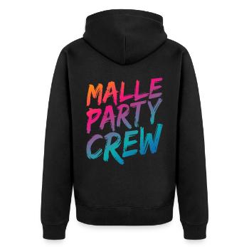 Équipage de Malle Party - Veste à capuche bio Premium Unisexe - noir - Dos - Nico (187cm)