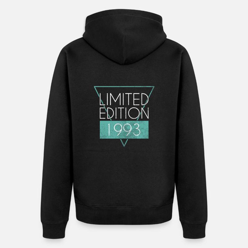 Édition limitée 1993 - Veste à capuche bio Premium Unisexe - noir
