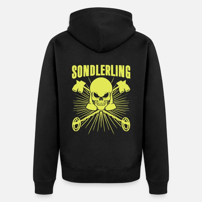 Sondes Détecteur de Métaux Sondlerling - Veste à capuche bio Premium Unisexe - noir