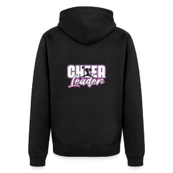 Cheerleader - Veste à capuche bio Premium Unisexe - noir - Dos - Nico (187cm)