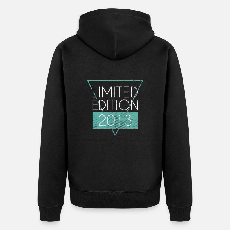 Limited Edition 2013 - Unisex Premium Bio Zip Hoodie - Schwarz