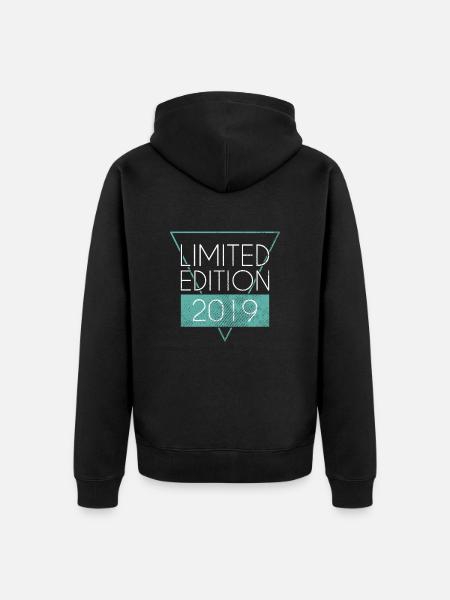Édition limitée 2019 - Veste à capuche bio Premium Unisexe - noir
