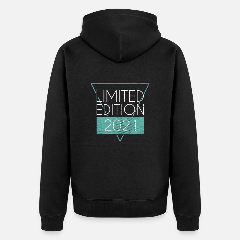 Édition limitée 2021 - Veste à capuche bio Premium Unisexe - noir
