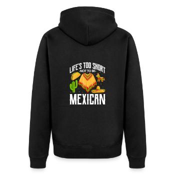 Cadeau de la nation mexicaine mexicaine - Veste à capuche bio Premium Unisexe - noir - Dos - Nico (187cm)