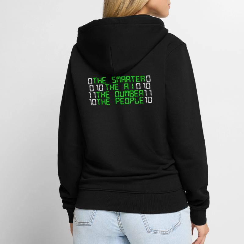 Admin Artifical Intelligence Programmer Unisex Premium Organic Zip Hoodie