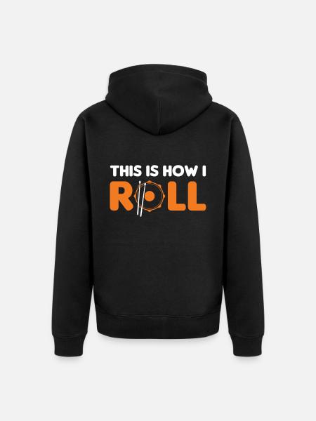 Drums Drummers Drummers - Unisex Premium Organic Zip Hoodie - black