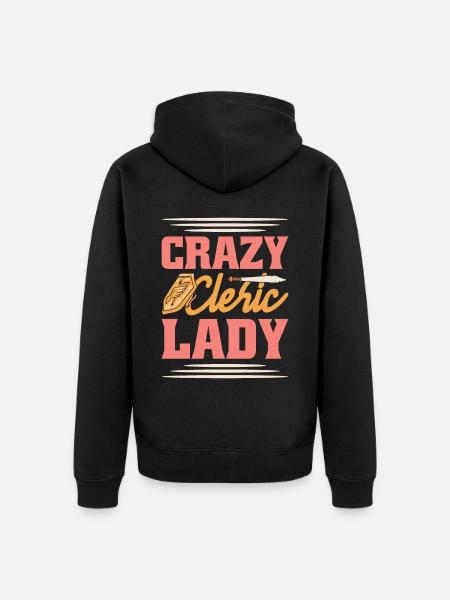 LARP live-action role-playing game - Unisex Premium Organic Zip Hoodie - black