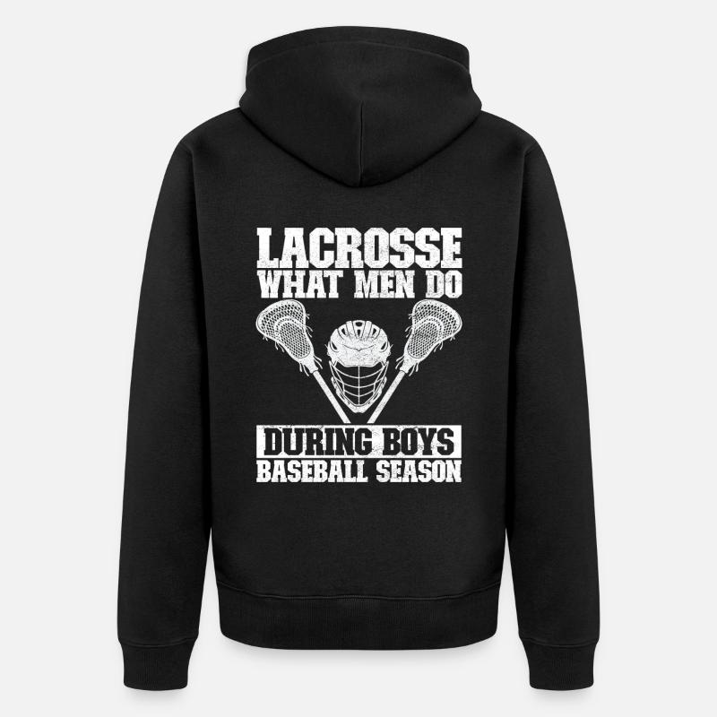 Lacrosse - Veste à capuche bio Premium Unisexe - noir