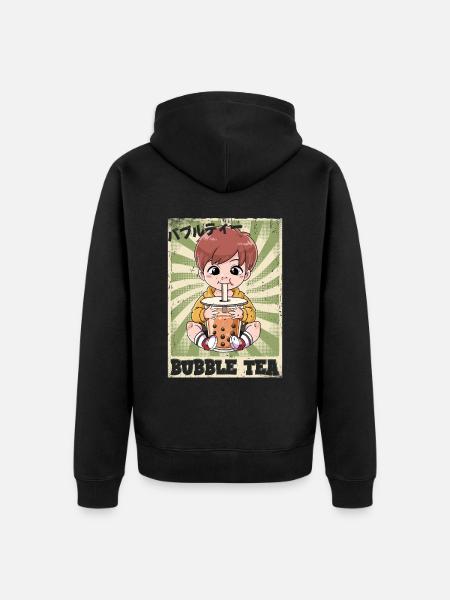 Boba Te Pojke Bubble Te - Ekologisk premiumluvjack unisex - svart