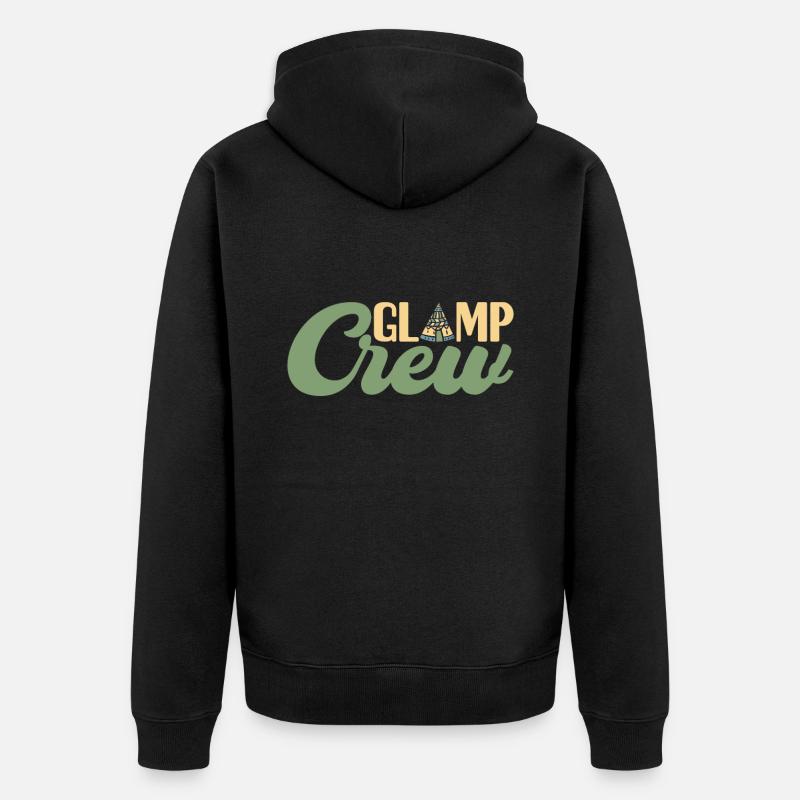Glamping Glamper - Veste à capuche bio Premium Unisexe - noir