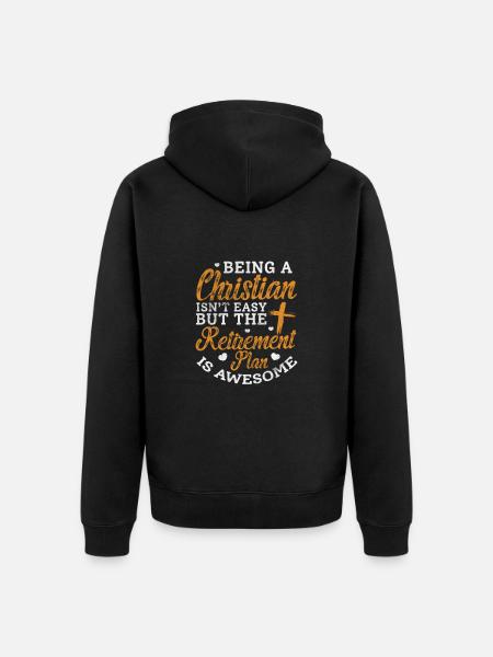 Bible - Unisex Premium Organic Zip Hoodie - black