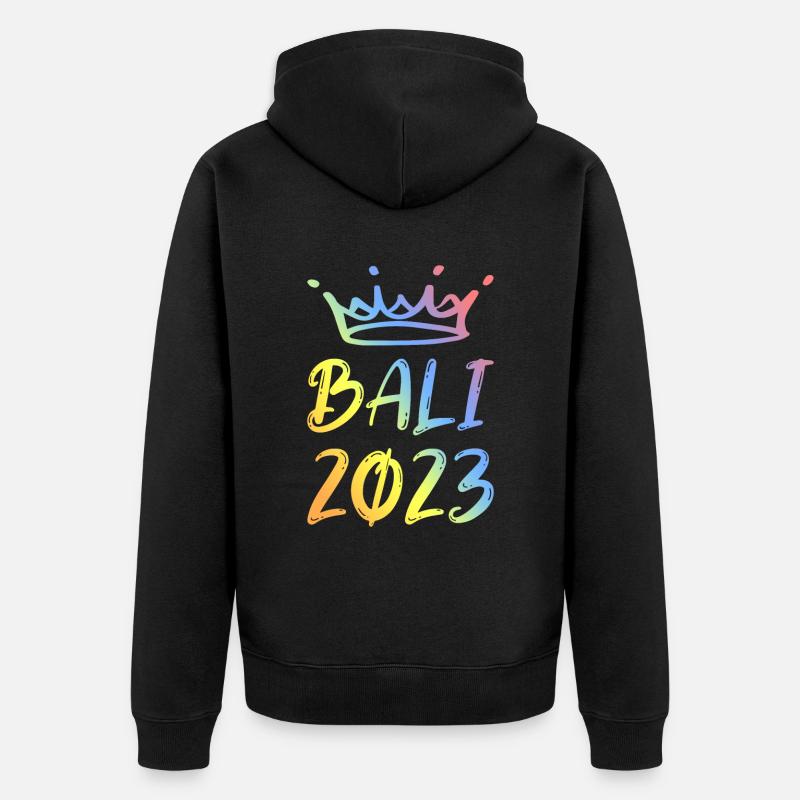 Bali 2023 - Veste à capuche bio Premium Unisexe - noir