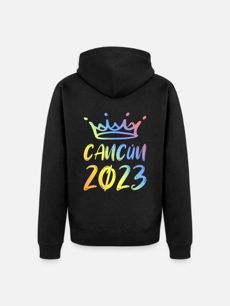 Cancun 2023 - Unisex Premium Organic Zip Hoodie - black