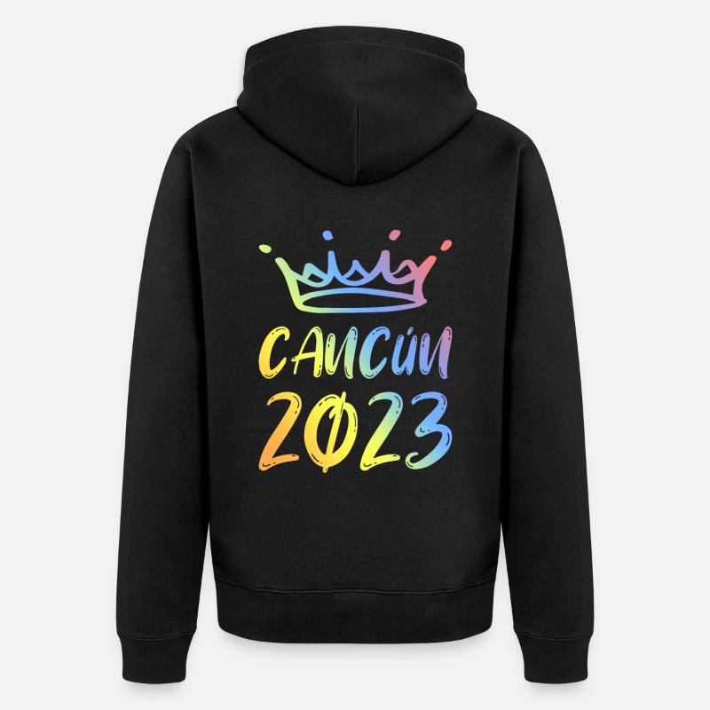 Cancun 2023 - Veste à capuche bio Premium Unisexe - noir